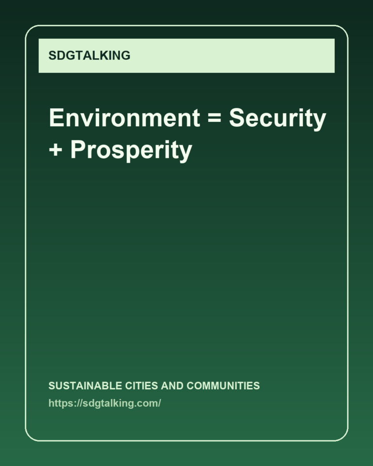 Environmental action can strengthen European security and prosperity, UN agencies say