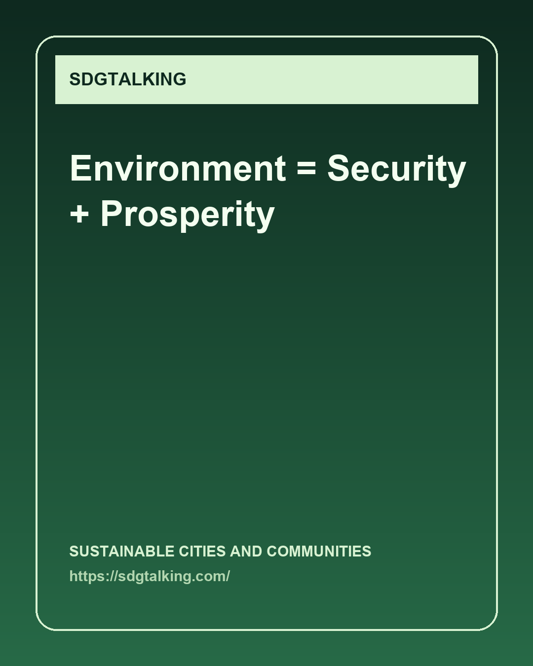 Environmental action can strengthen European security and prosperity, UN agencies say